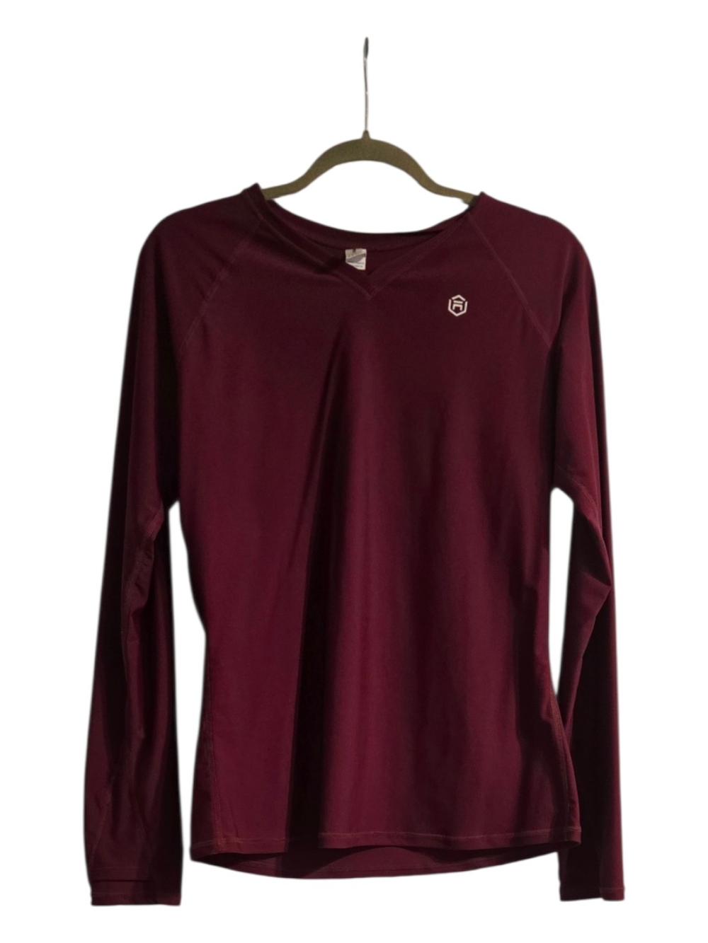 Women’s Long Sleeve Athletic Top - Maroon